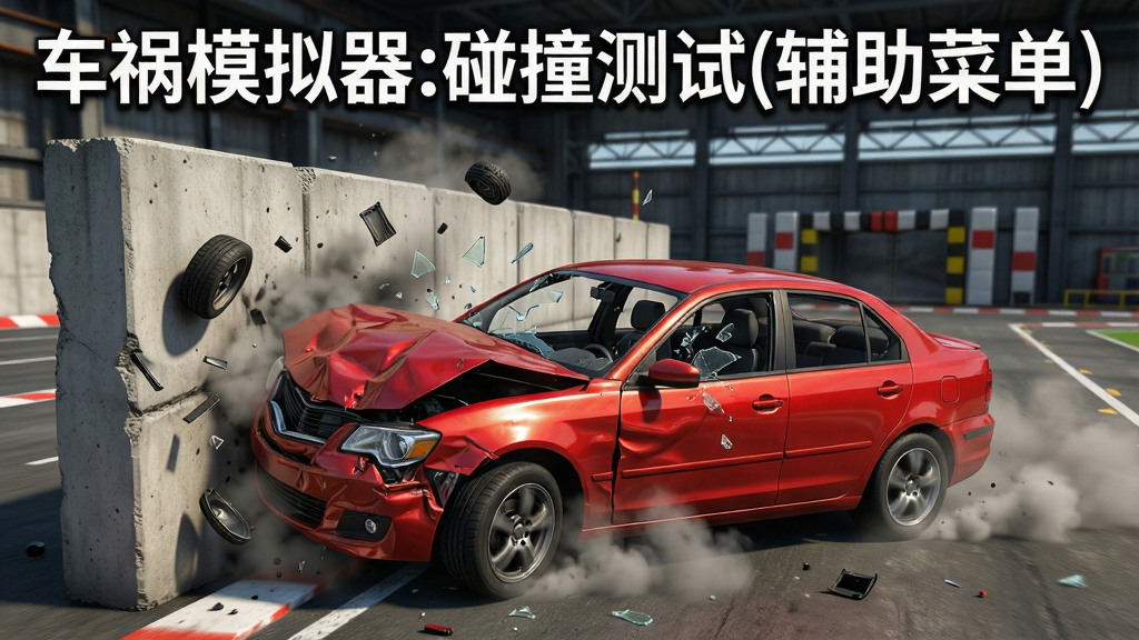 һ���ֻ���Ϸ��ͼ���Ļ��棬������һ����ɫ�γ��ڲ��Գ����ϸ���ײ��������ǽ����ͷ���ر��Ρ������ɢ��������Ƭ�Ľ��������ǹ�ҵ������ײ���Գ��أ����������Ϸ��ð�ɫ������д��