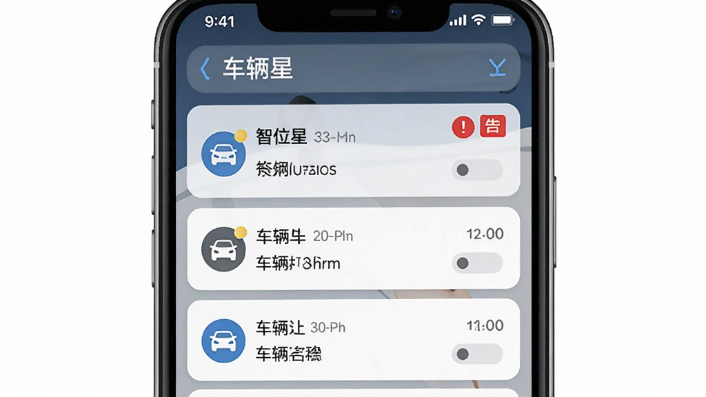 ��λ�����߰�ȫ�澯��Ϣ���Ľ��棬����Ϊ�ֻ���Ļ��ʾ��Ϣ�б�������Ϊ�б�ʽ�Ű棬ÿ����Ϣ��ͼ����������������Ϊ֪ͨ���ķ��ϸ�ڰ�����ɫ�澯��ǩ��ʱ������������ƣ������������ɾ����޶���Ԫ��