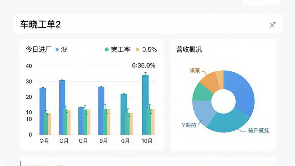 ����Ϊ����������2������ͳ�ƽ��棬չʾ��״ͼ���ͼ����ע�����ս��������깤�ʡ���Ӫ�ոſ��������֣�����Ϊ��ɫ��Ƭʽ���֣�ɫ�����£����רҵ�����ʸɾ����޶���װ��