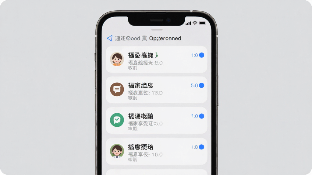 ����������Ϣ���ѹ��ܽ��棬����Ϊ�ֻ���Ļչʾ֪ͨ����ҳ�棬����Ϊ�����б�ÿ��֪ͨ����ͼ���ʱ������Ű������ˣ����Ϊ�ִ���Լ�磬ϸ����δ����Ϣ����ɫԲ���Ǳ���Ϊǳ��ɫ�����ʸ���ɾ��޶���Ԫ��