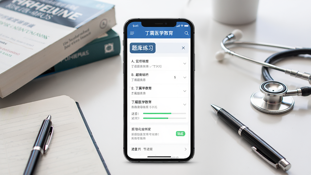 һ��չʾҽѧ����ѧϰ�����Ļ��棬����������һ�������ֻ�����Ļ����ʾ������ҽѧ�������������ϰ���棬���ڷ���ҽѧ�̲ĺͱʼǱ����Ҳ���һ֧�ʺ�����������������������������岼��Ϊ����ͼ�����Ϊдʵ����磬ϸ�ڰ�����Ļ�ϵ���Ŀѡ��������ʹ����ǣ����ʸ��壬����ɾ����޶���Ԫ��