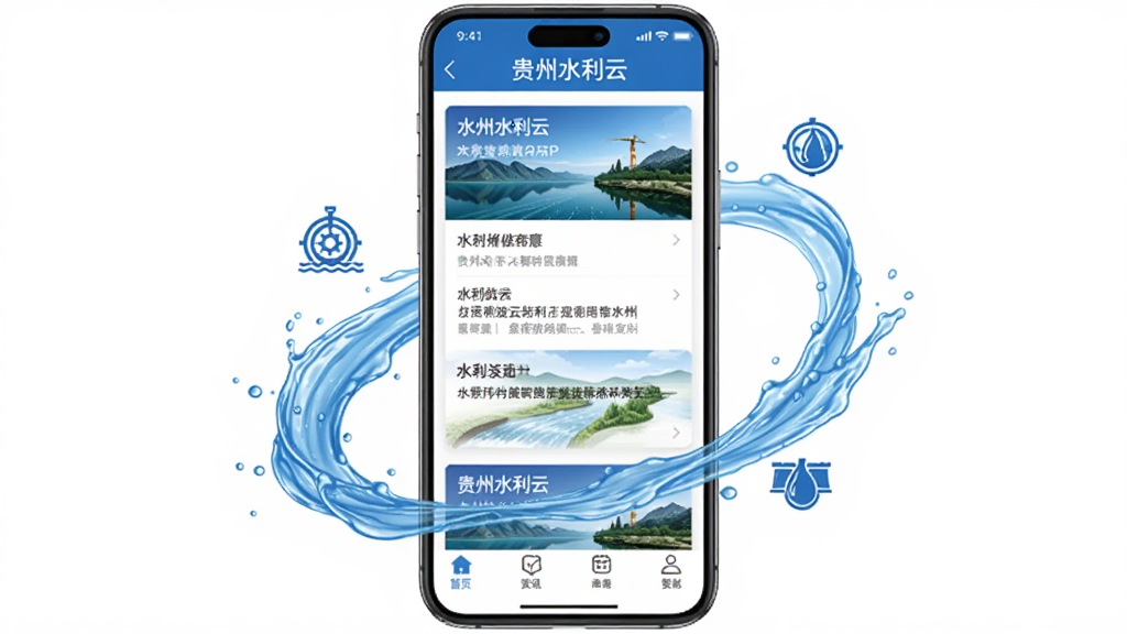 һ�������ֻ�����չʾ����ˮ����APP�����棬���涥����ʾ