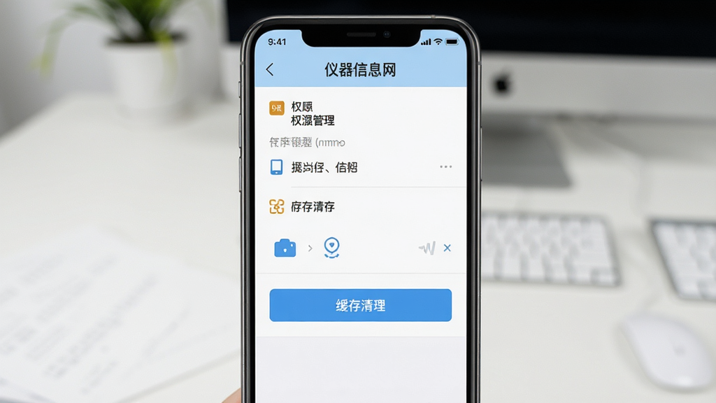 ������Ϣ��APP���ý����ͼ���ֻ���Ļ��ʾȨ�޹����б��ͻ���������ť������Ϊ�������滷�����������ʵ�ã���ɫ�԰�ɫ��ǳ��Ϊ�������ֹ�����ϸ����ȷ�����ʸ��壬�ɾ��޶���Ԫ��