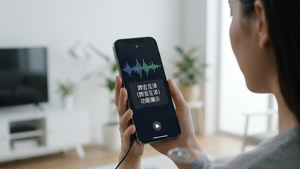 ���Ի����������빦��չʾ��������һ���˶����ֻ�˵�����ֻ���Ļ��ʾ�����뷭�����֣�����Ϊ���ڼ�Լ���������дʵ�Ƽ��У�ϸ�����������ʸ��壬�ɾ����޶���Ԫ��