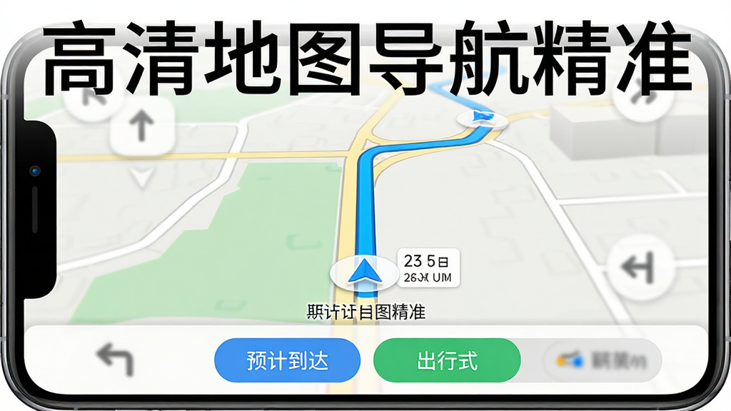 �����ͼ������׼�����������棬�ֻ���Ļ����ʾ����㵽�յ��·�߹滮����ɫ·�������ɼ�����;��ת���ͷ�;�����ʾ���ײ���Ԥ�Ƶ���ʱ��ͳ��з�ʽѡ��ť��������ֱ��ʵ�ã�����