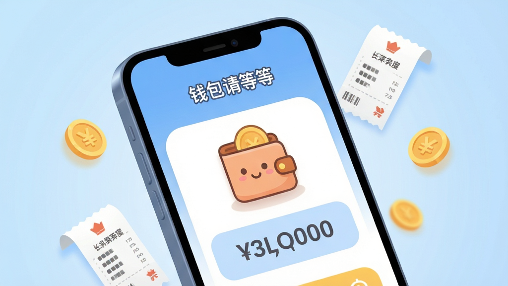 ����������һ�������ֻ�����Ļ������ʾ��Ǯ����ȵȡ����������棬���������ͨǮ��ͼ���������֣���ΧƯ���Ž�Һ͹���СƱԪ�ء����ֲ��þ��й�ͼ���ֻ�΢΢��б������Ϊǳ��ɫ���䡣�Ű����������Ϊ��ƽ����ͨ�廭�磬ϸ�ڰ��������Ӱ��Բ��ͼ�꣬���ʸ��壬�ɾ����޶���Ԫ�ء�