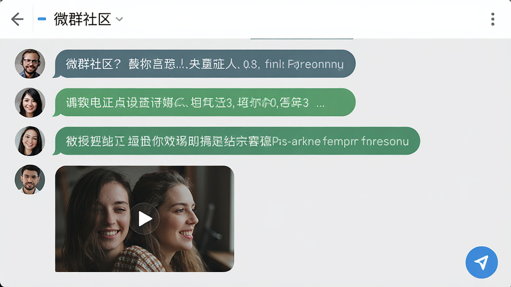 ΢Ⱥ����������棬��ʾ����������Ϣ��һ��ͼƬ��Ϣ���Ҳ��з��Ͱ�ť��������ʾȺ�����ƣ�����Ϊǳ��ɫ�����Ϊ�ִ�����Ӧ����ƣ�ϸ�ڰ�����Ϣ���ݺ�ͷ�񣬻����������޶���Ԫ��
